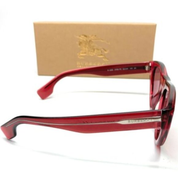 Burberry Women\'s Transparent Red Sunglasses!
